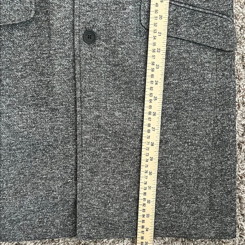 Like New! ONLY & SONS Smart Jersey Overcoat in Dark Gray Melange in Size S - Picture 13 of 15